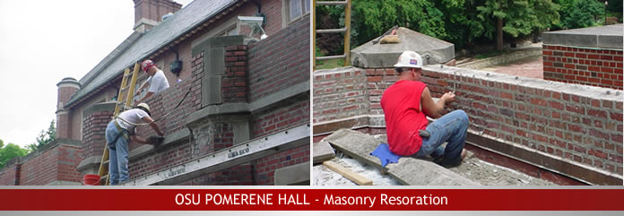 OSU Pomerene Hall Masonry Restoration